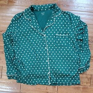 State Of Day Green Trees Modal Pajama Set